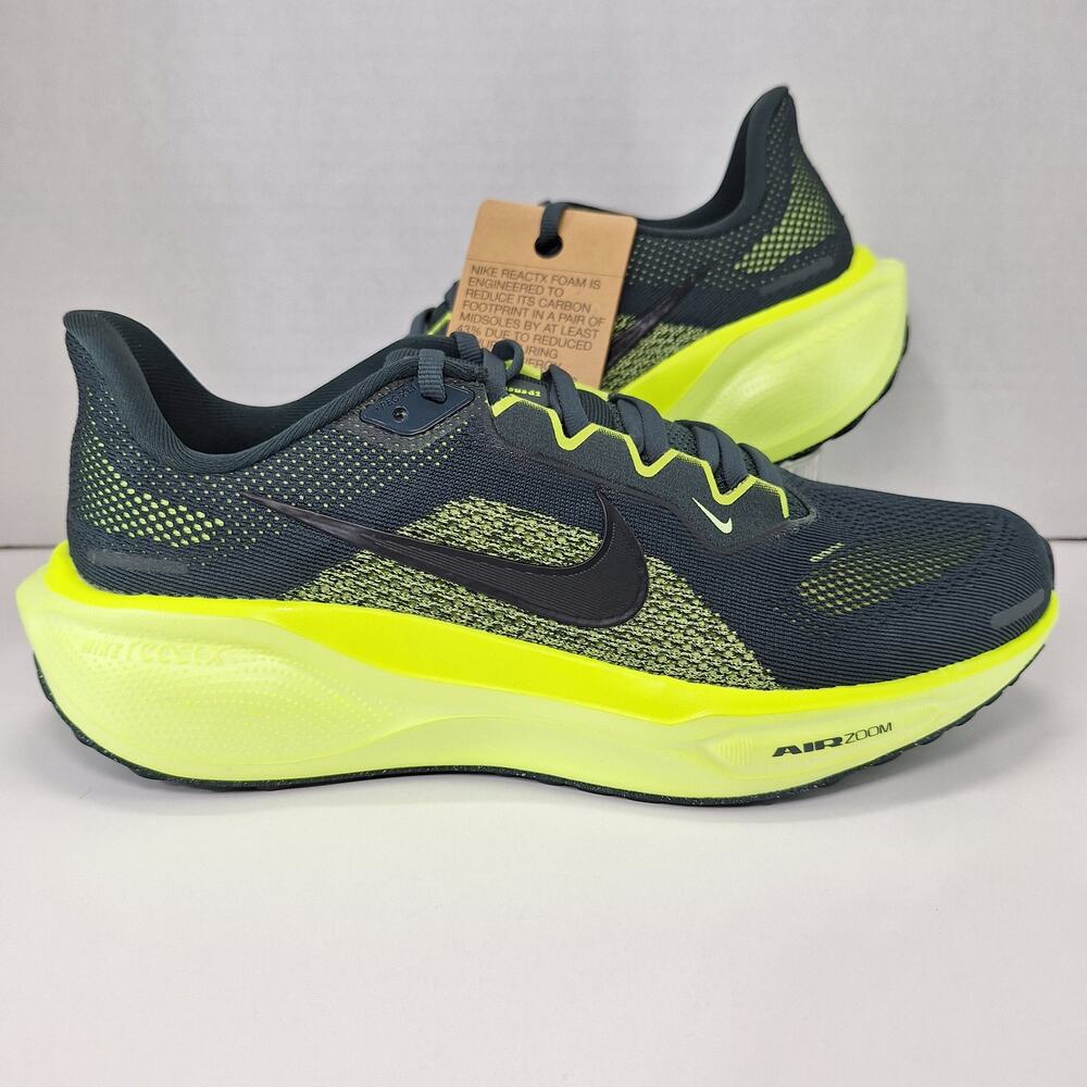 Nike Pegasus 41 Womens Size 9 Green Seaweed Cyber Light FD2723-302 Running Shoes